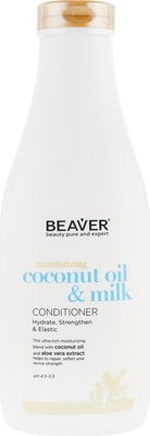 Разглаживающий кондиционер для сухих волос с кокосовым маслом Beaver Conditioner CoconutOil 730 мл 220128102 фото