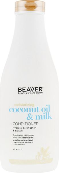 Розгладжуючий кондиціонер для сухого волосся з кокосовою олією Beaver Conditioner CoconutOil 730 мл 220128102 фото