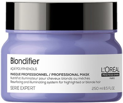Маска-сяйво для волосся пофарбованого у відтінки блонд L'Oréal Professionnel Blondifier Masque 250 мл 1761362812 фото