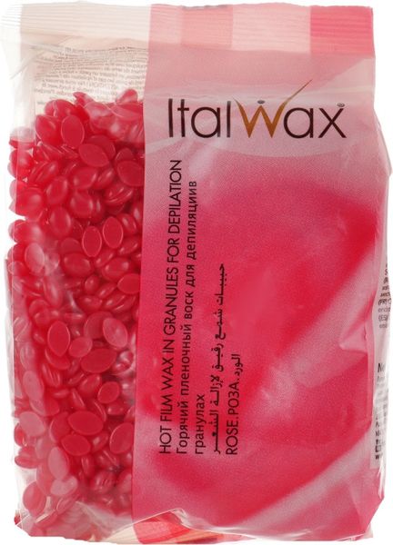 Віск гарячий у гранулах Троянда ItalWax 500 г C_FWP500_RED_IT фото
