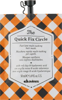 Маска для зволоження та розгладження волосся DavinesThe Quick Fix Circle Mask 50 мл 1830318017 фото