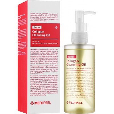 Гидрофильное масло с пробиотиками и коллагеном Medi Peel Red Lacto Collagen Cleansing Oil 200 мл 1998162047 фото