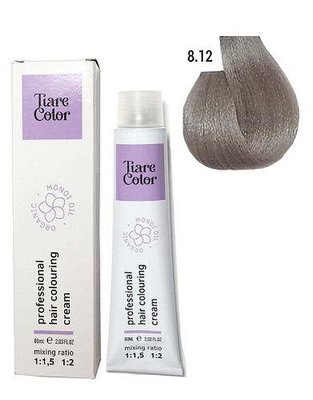 8.12 Крем-фарба для волосся Tiare Color Hair Colouring Cream 60 мл 1557214265 фото