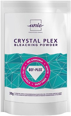 Пудра безаммиачная осветительная Unic Crystal Plex с дополнительной защитой волос 30 г 1829165418 фото