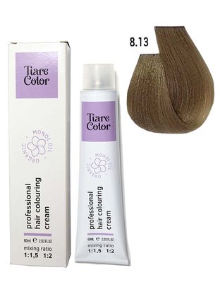 8.13 Крем-фарба для волосся Tiare Color Hair Colouring Cream 60 мл 1557214266 фото