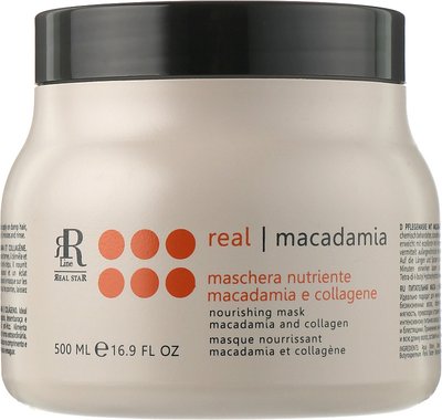 Маска для волосся з маслом макадамії і колагеном Rline Macadamia Star 500 мл 1557196915 фото