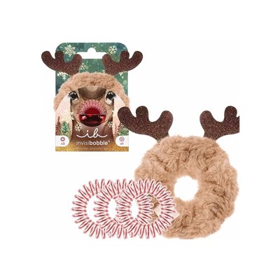 Подарочный набор Invisibobble Holidays Red Nose Reindeer 2033126285 фото