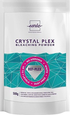 Пудра безаммиачная осветительная Unic Crystal Plex с дополнительной защитой волос 500 г 1829165419 фото