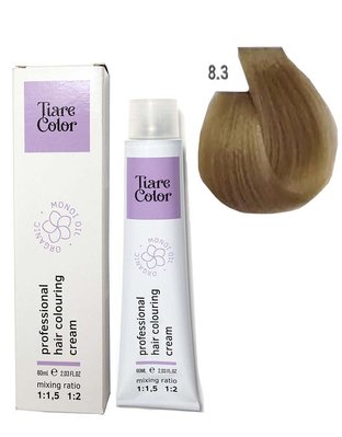 8.3 Крем-фарба для волосся Tiare Color Hair Colouring Cream 60 мл 1557214267 фото