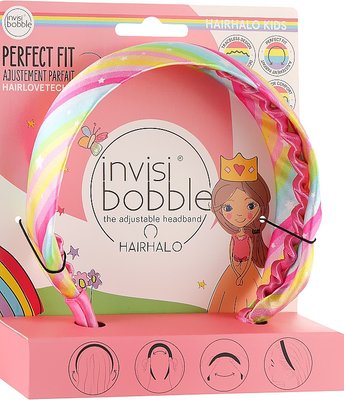 Детский обруч для волос Invisibobble Hairhalo Kids Rainbow Crown 1942384752 фото
