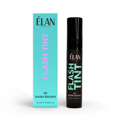 Оклюзивна система фарбування брів та вій Elan Flash Tint Warm Brown 09 1962629857 фото