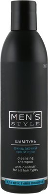 Шампунь очищаючий проти лупи для всіх типів волосся Profi Style Men's Style 250 мл 590 фото