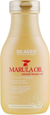 Живильний кондиціонер для сухого волосся з олією марули Beaver Conditioner Marula Oil 350 мл 220122902 фото