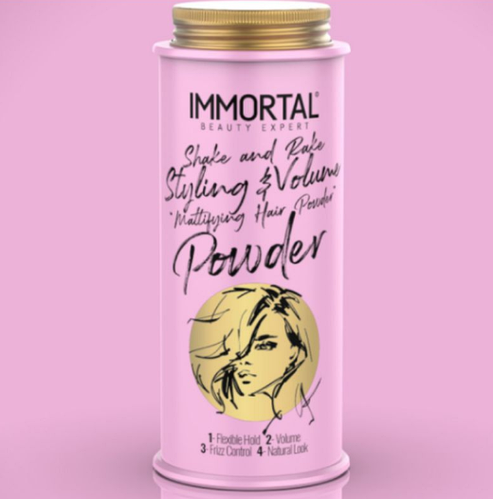 Віск порошковий для укладання Immortal Pink Powder Wax Ladies 20 г IM-07 фото