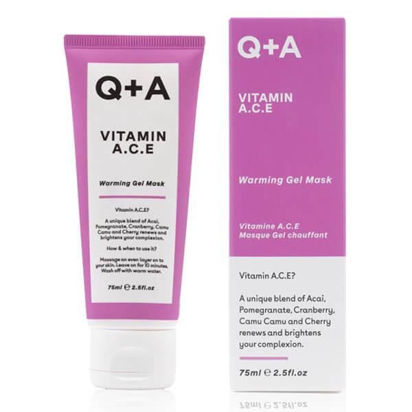 Маска мультивітамінна для обличчя Q+A Vitamine A.C.E. Warming Gel Mask 75 мл 1557228821 фото