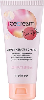 Крем з кератином проти посічених кінчиків Inebrya Velvet Keratin Cream 100 мл 1026316 фото
