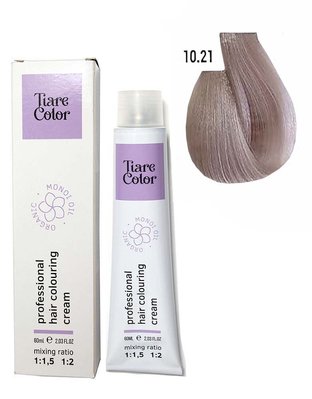10.21 Крем-фарба для волосся Tiare Color Hair Colouring Cream 60 мл 1557214279 фото