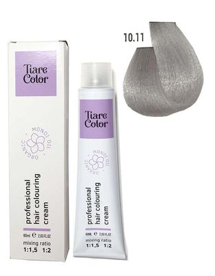 10.11 Крем-краска для волос Tiare Color Hair Colouring Cream 60 мл 1557214224 фото