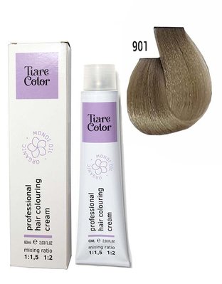 901 Крем-фарба для волосся Tiare Color Hair Colouring Cream 60 мл 1557214274 фото