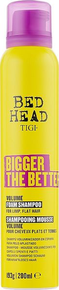 Шампунь-піна для об'єму волосся Tigi Bed Head Bigger The Better Volume Foam Shampoo 200 мл 1833916503 фото