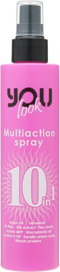 Спрей для волос 10 в1 You Look Multiaction Spray розовый 200 мл 1945871504 фото