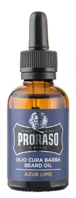 Олія для бороди Proraso Beard Oil Azur Lime 30 мл 1776680647 фото