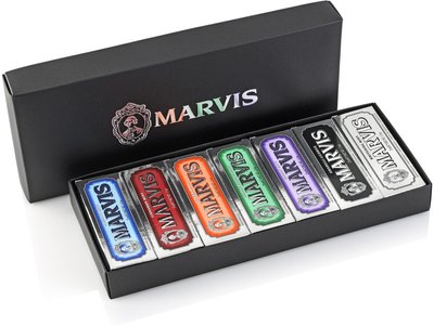 Коробка с 7 видами различных пас Marvis 7 Flavours Box 1942384789 фото