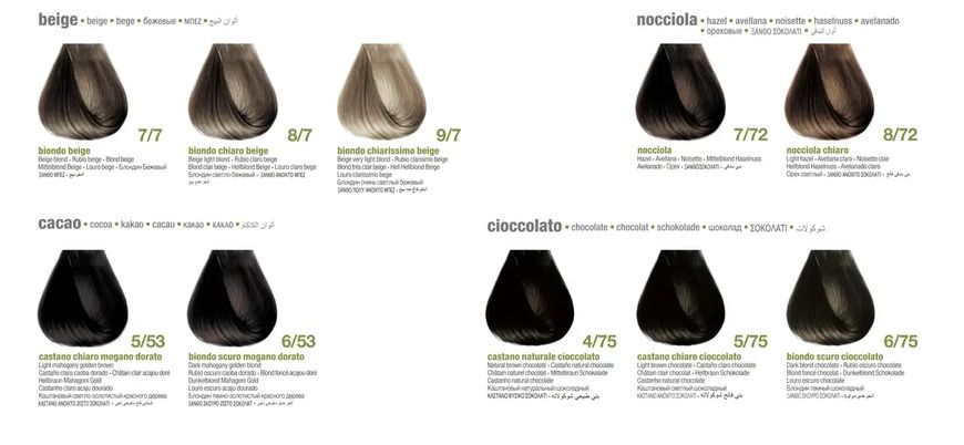 4/75 Крем-фарба для волосся безаміачна BBCOS Keratin Color каштановий натуральний шоколадний 100 мл 4/75К фото