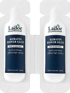 Пробник сироватка проти січених кінчиків La'dor Keratin Power Glue 1гр 2106787665 фото