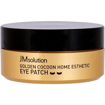 Гідрогелеві патчі з протеїнами золотого шовкопряда JMsolution Golden Cocoon Home Esthetic Eye Patch 60 шт 2106787655 фото