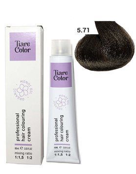 5.71 Крем-фарба для волосся Tiare Color Hair Colouring Cream 60 мл 1557214285 фото