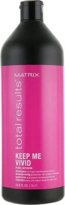Шампунь для ярких оттенков окрашенных волос Matrix Total Resulte Keep Me Vivid Shampoo 1000 мл 1774520383 фото