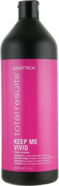 Шампунь для ярких оттенков окрашенных волос Matrix Total Resulte Keep Me Vivid Shampoo 1000 мл 1774520383 фото