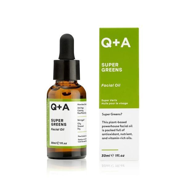 Мультивитаминное масло для лица Q+A Super Greens Facial Oil 30 мл 1697244752 фото