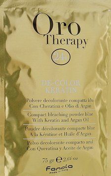 Порошок для висвітлення з кератином Fanola Oro Therapy 75 мл 1557227263 фото