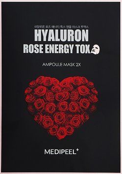 Ампульная тканевая маска с экстрактом розы Medi-Peel Hyaluron 100 Rose Energy Tox Mask 1 шт 2656761996 фото