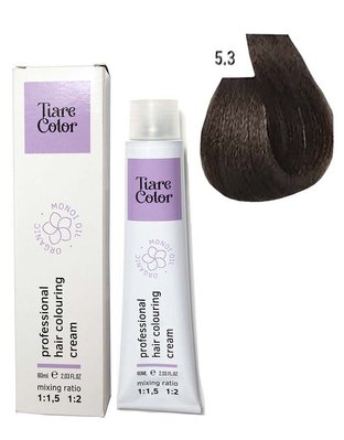 5.3 Крем-фарба для волосся Tiare Color Hair Colouring Cream 60 мл 1557214237 фото
