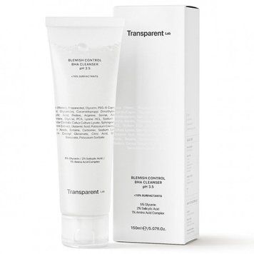 Средство для глубокой очистки кожи Transparent Lab Blemish Control BHA Cleanser 150 мл 43417 фото