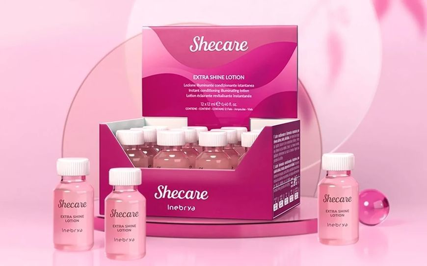 Лосьйон для волосся екстра сяйво Inebrya Sheсare Extra Shine Lotion 12 мл*12 шт 1026278 фото