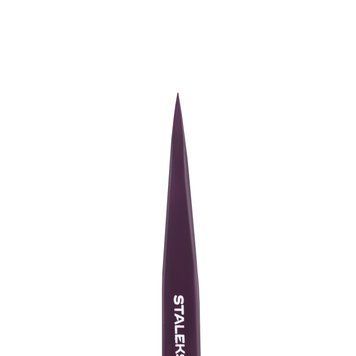 Пинцет для бровей Staleks Pro Expert 11 Type 5 фиолетовый TE-11/5v TE-11/5v фото