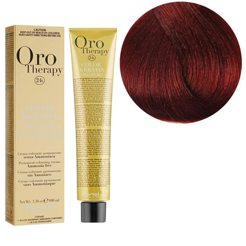 5.606 Крем-фарба Keratin Oro Puro Fanola 100 мл 1557197334 фото