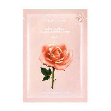 Тканевая маска с экстрактом дамасской розы JMsolution Glow Luminous Flower Firming Mask Rose 1шт 3017417197 фото
