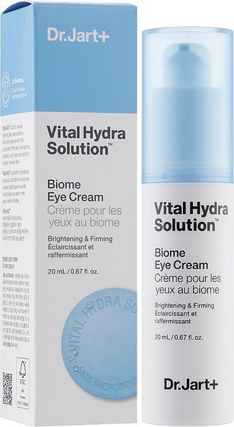 Зволожуючий крем для очей з пробіотиками Dr. Jart+ Vital Hydra Solution Biome Eye Cream 20 мл 466382 фото