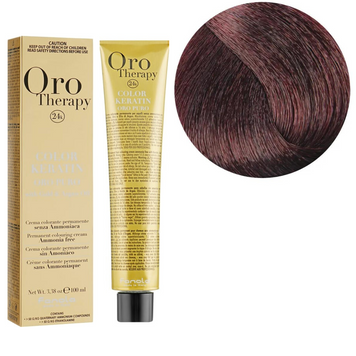 5.5 Крем-фарба Keratin Oro Puro Fanola 100 мл 1557197336 фото