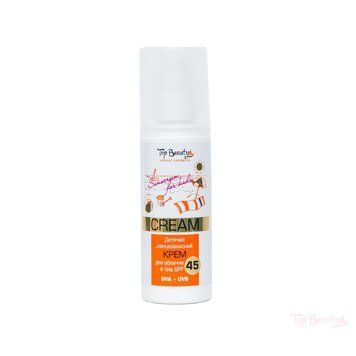 Крем для обличчя й тіла дитячий Top Beauty сонцезахисний SPF 45 120 мл 3102356444 фото