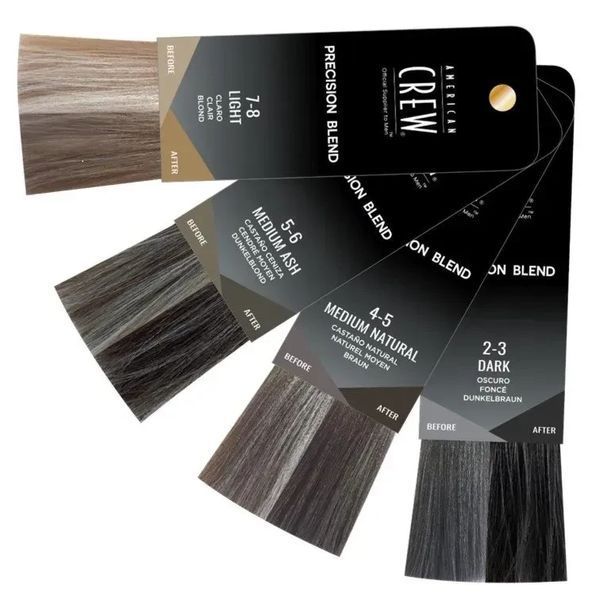 Камуфляж для маскировки седины уровень 7-8 American Crew Precision Blend Light Blond 40 мл 4128059 фото