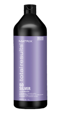 Шампунь для нейтрализации желтизны волос Matrix Total Results So Silver Color Obsessed Shampoo 1000 мл 1774520373 фото