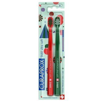 Набор зубных щеток Curaprox Ultrasoft Duo Christmas Edition 0.10 мм 2 шт 2955177092 фото