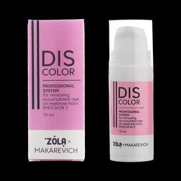 Профессиональная система удаления накопленного красителя из бровей Zola&Makarevich Discolor Emulsion 2 10 мл 2441540336 фото