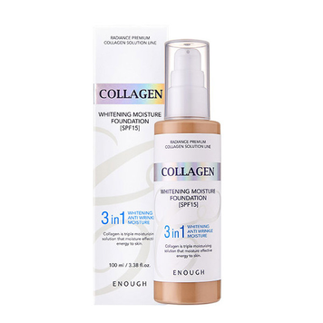 Тональний крем для сяйва шкіри 3 в 1 з колаген Enough Collagen Whitening AntiWrinkle 100 мл тон 13 1942385499 фото